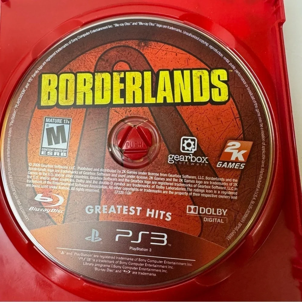 Borderlands 1 & 2 (Sony PlayStation 3, 2009) PS3 Complete w/ Manual Tested